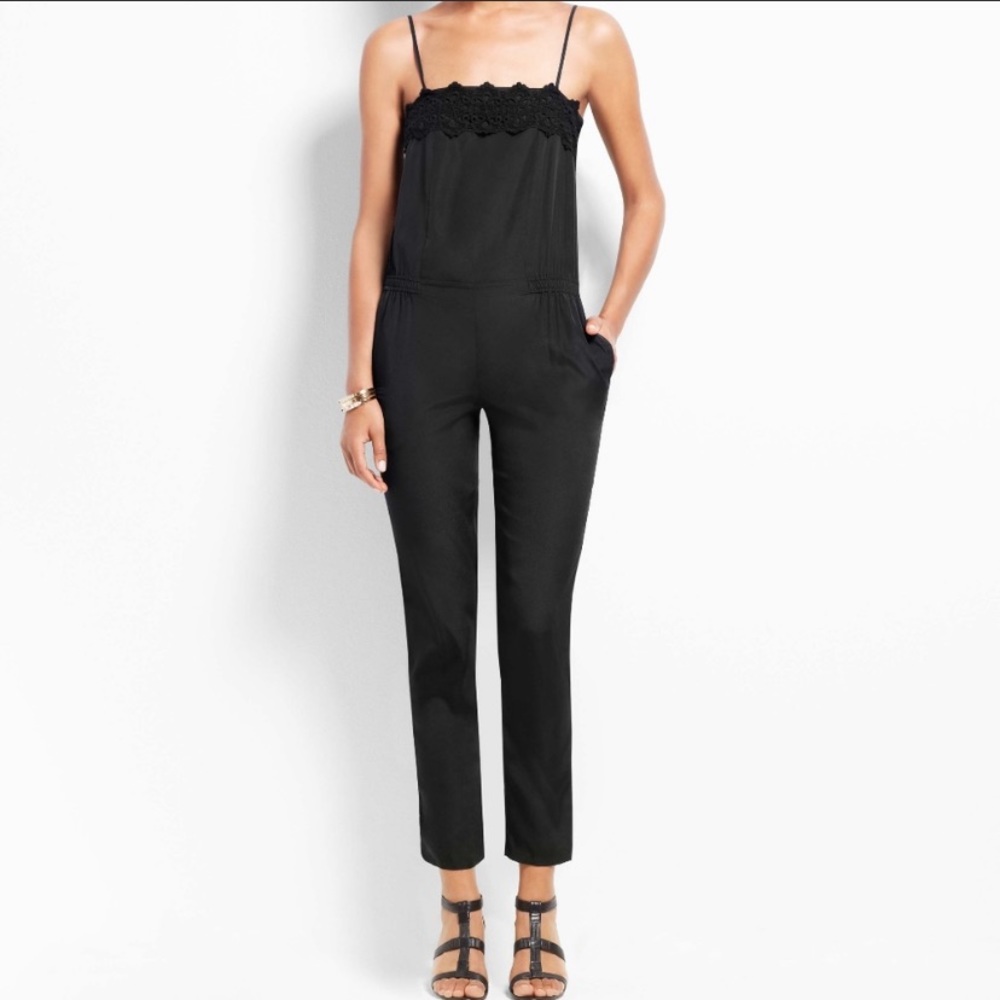 Ann Taylor Sexy Black Jumpsuit